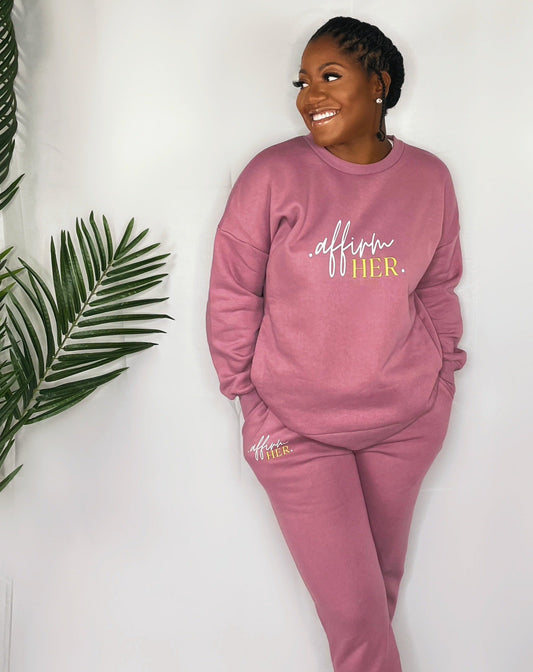 The "AffirmHER & Chill" Pullover